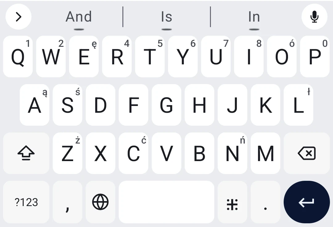 Polski / English (typograficzna) — Letters